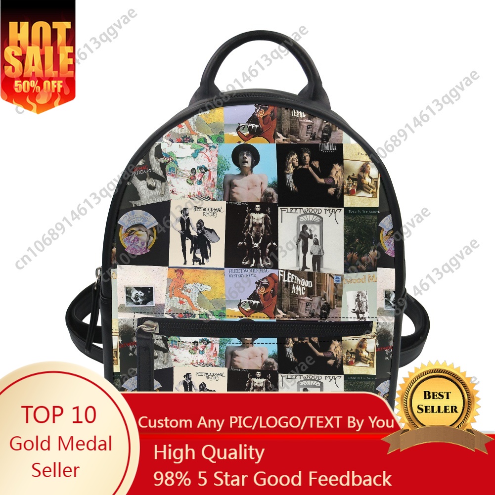 Mini Backpack Purse - Fleetwood Mac Blues Rock Grubu Özel