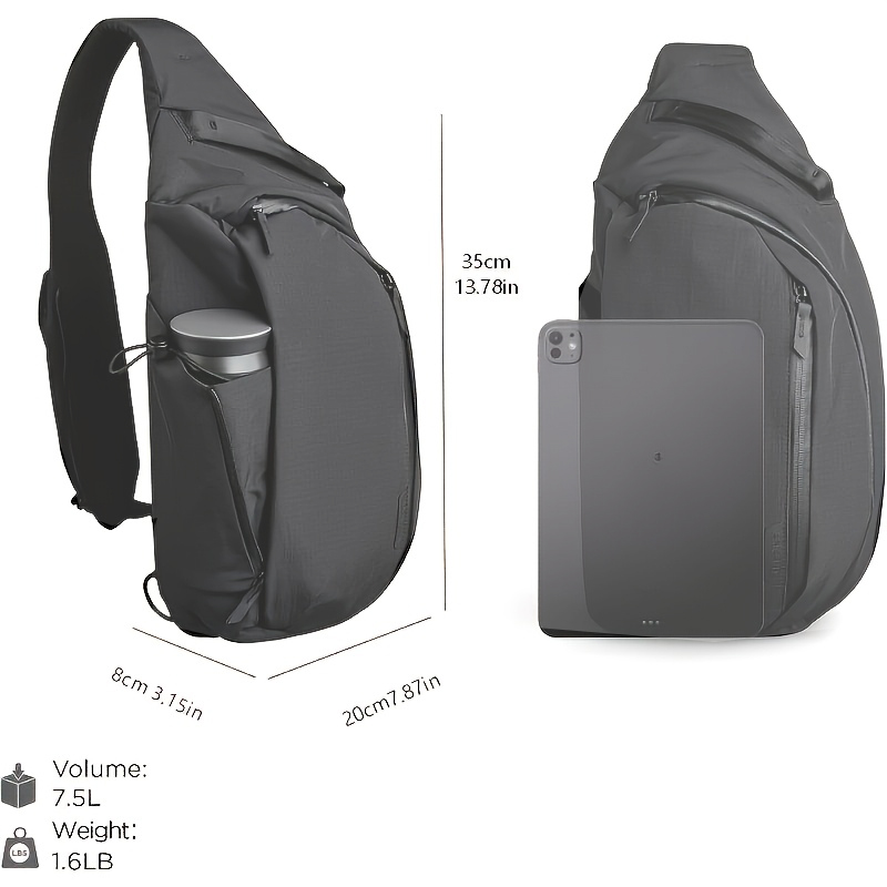 Sağ Omuz Göğüs Çantası 7.5L -  - Sling Backpack Shoulder incelemesi ve fiyatı